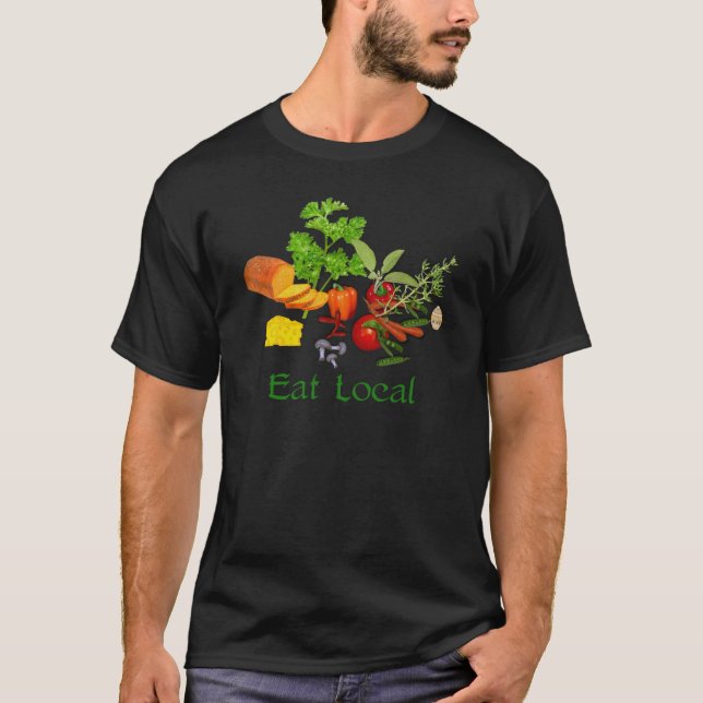 Essen Sie Einheimisches T-Shirt (Vorderseite)
