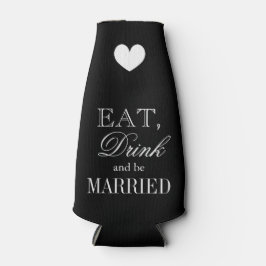 Essen Sie etwas zu trinken und seien Sie verheirat Flaschenkühler