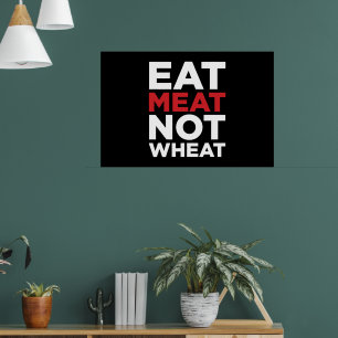 ESSEN SIE FLEISCH, NICHT WAS REVERSE POSTER
