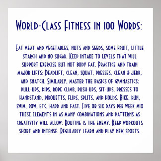 Essen Sie Fleisch und Gemüse, Nüsse und Samen, ein Poster