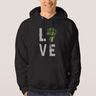 Essen Sie gesund I Liebe Broccoli Queen Pflanze Ba Hoodie