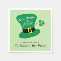 Essen Sie, Getränk und seien Sie Iren-St Patrick