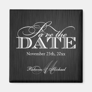 Essen Sie Getränk und seien Sie - Save the Date Magnet