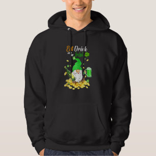 Essen Sie grünes Bier und seien Sie irisch glückli Hoodie