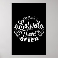 Essen Sie gut Reise häufig