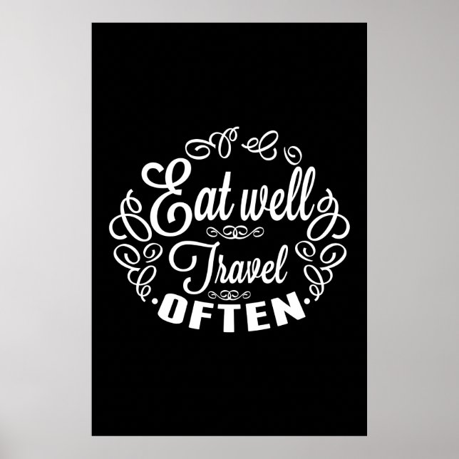 Essen Sie gut Reise häufig Poster (Vorne)