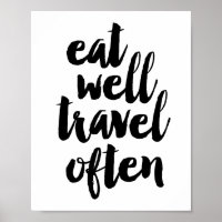 Essen Sie gut reisen oft