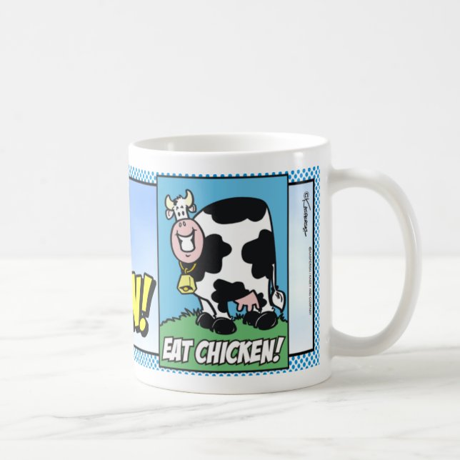 Essen Sie Huhn! Tasse (Rechts)