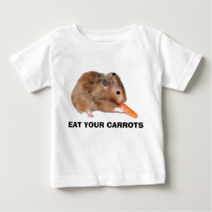 Essen Sie Ihr Karotten-Shirt Baby T-shirt