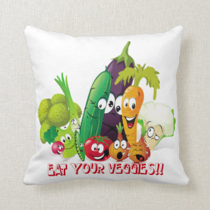 Essen Sie Ihr Veggies Amerikaner MoJo Kissen
