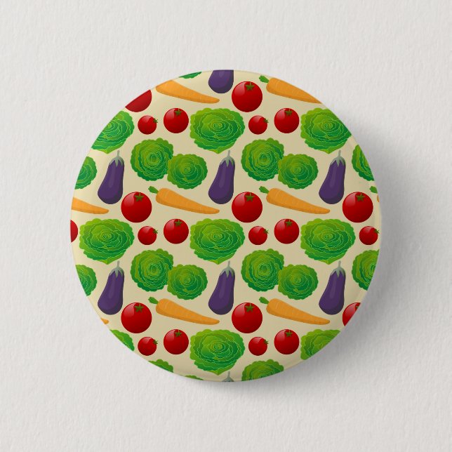 Essen Sie Ihre Gemüse Button (Vorderseite)