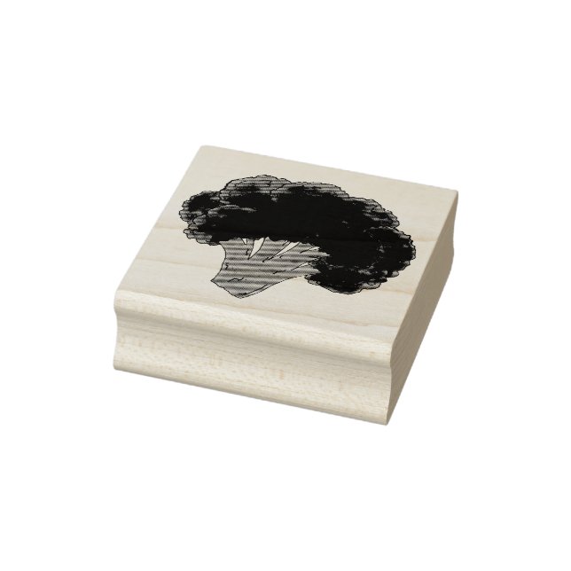 Essen Sie Ihre Gemüse grüner Broccoli-Brunch Gummistempel (Stempel)