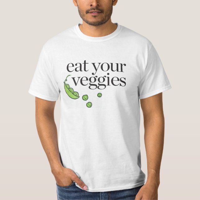 Essen Sie Ihre Veggies T-Shirt (Vorderseite)