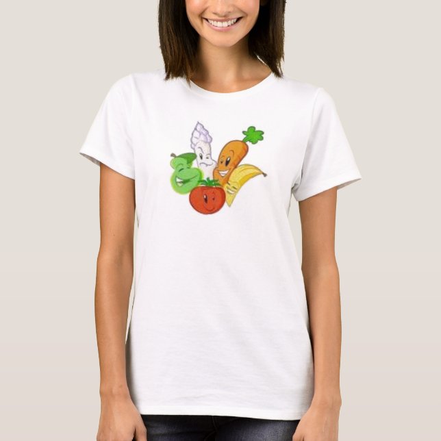 Essen Sie Ihre Veggies! T-Shirt (Vorderseite)