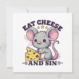 Essen Sie Käse und Sin