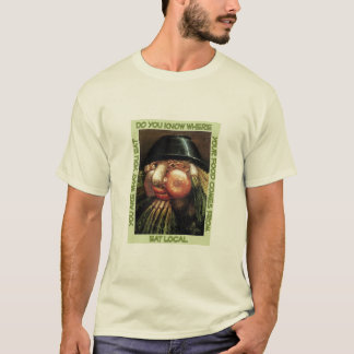 Essen Sie lokales T-Shirt