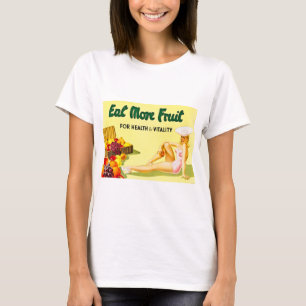 Essen Sie mehr Frucht für die Vintage Gesundheit T-Shirt