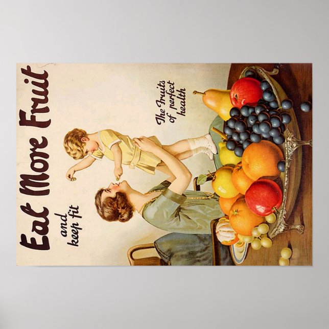 ESSEN SIE MEHR FRUIT-Plakat Poster (Vorne)