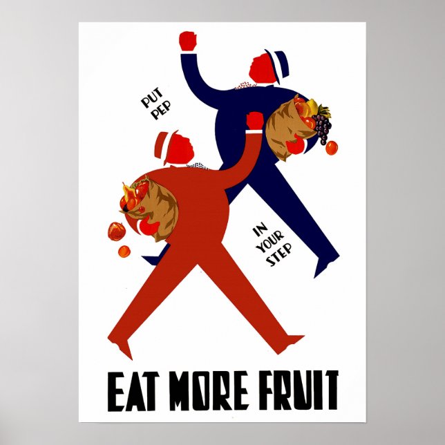 Essen Sie mehr Obst Poster (Vorne)