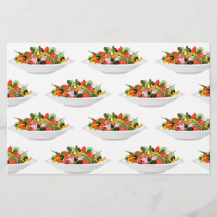 Essen Sie mehr Pflanze Frischsalat Motivation Buch Briefpapier