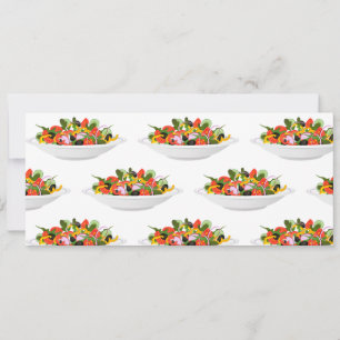 Essen Sie mehr Pflanze Frischsalat Motivation Buch Einladung