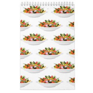 Essen Sie mehr Pflanze Frischsalat Motivation Buch Kalender