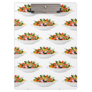 Essen Sie mehr Pflanze Frischsalat Motivation Buch Klemmbrett