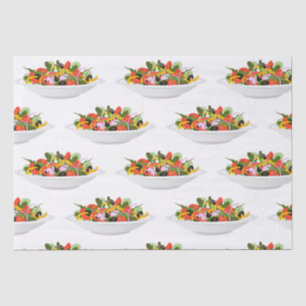 Essen Sie mehr Pflanze Frischsalat Motivation Buch Seidenpapier
