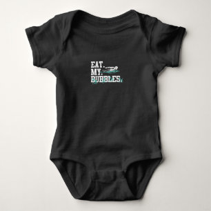 Essen Sie meine Blasen Funny Sschwimmen Geschenk S Baby Strampler