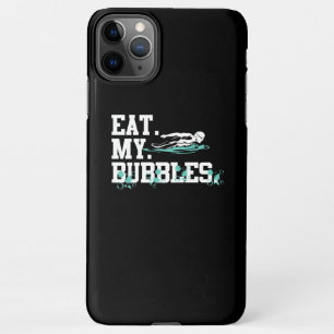 Essen Sie meine Bubbles Funny Sschwimmen Geschenk  iPhone 11Pro Max Hülle