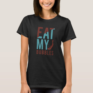 Essen Sie meine Bubbles Funny Swimming schwimmen S T-Shirt
