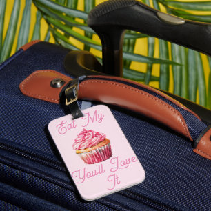 Essen Sie meinen Muffin-Gepäcktag Gepäckanhänger
