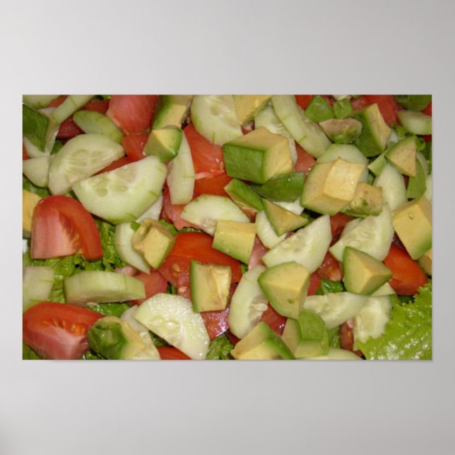 Essen Sie meinen Salat Print Poster (Vorne)