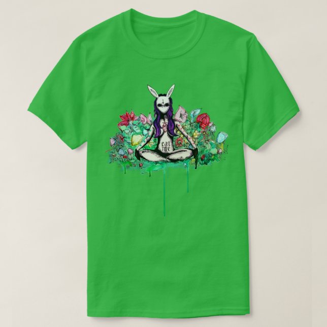 Essen Sie mich Bunny T-Shirt (Design vorne)