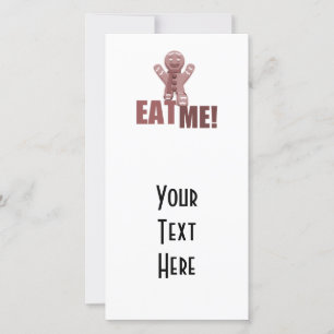 ESSEN SIE MICH! Gingerbread Man - Red