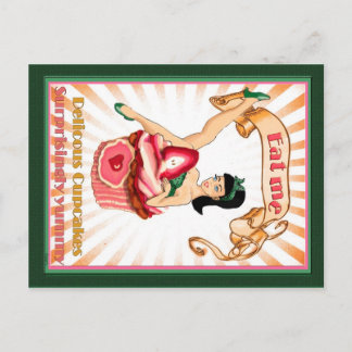 Essen Sie mich Postkarte
