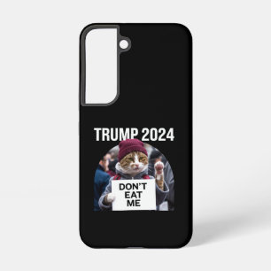 Essen Sie mir keine Katzen für Trump 2024 Samsung Galaxy Hülle