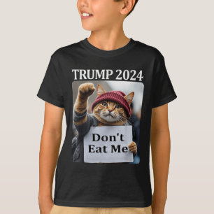 Essen Sie mir keine Katzen für Trump 2024 T-Shirt