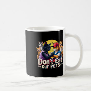 Essen Sie nicht unsere Haustiere Trump 2024 Debatt Kaffeetasse