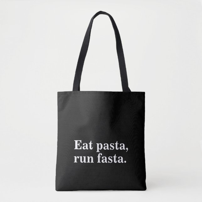 Essen Sie Pasta Lauf schneller Fasta-Funny Pasta L (Vorderseite)