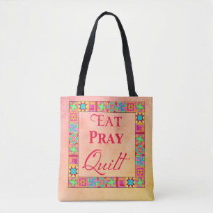 Essen Sie Pray Quilt farbenfrohe Patchwork MultiCo