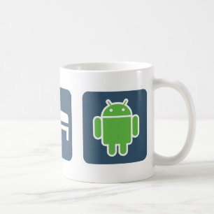 Essen Sie. Schlaf. Android Tasse