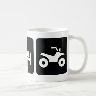 Essen Sie Schlaf ATV Kaffeetasse