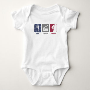 Essen Sie Schlaf-Aufstieg - Typ 2 Baby Strampler