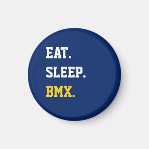 Essen Sie Schlaf BMX Magnet