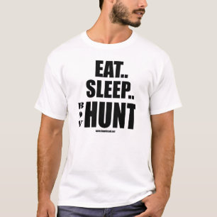 Essen Sie Schlaf-Bogen-Jagd T-Shirt