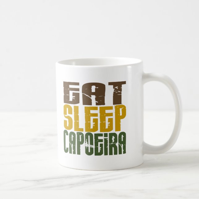 Essen Sie Schlaf Capoeira 1 Kaffeetasse (Rechts)