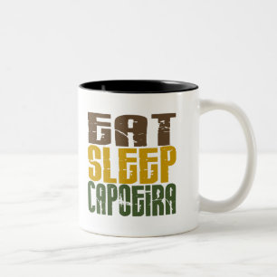 Essen Sie Schlaf Capoeira 1 Zweifarbige Tasse