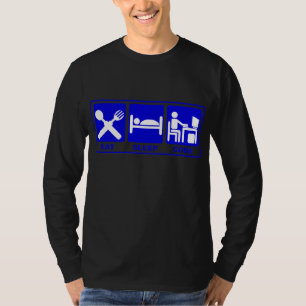 ESSEN SIE SCHLAF-CODE T-Shirt