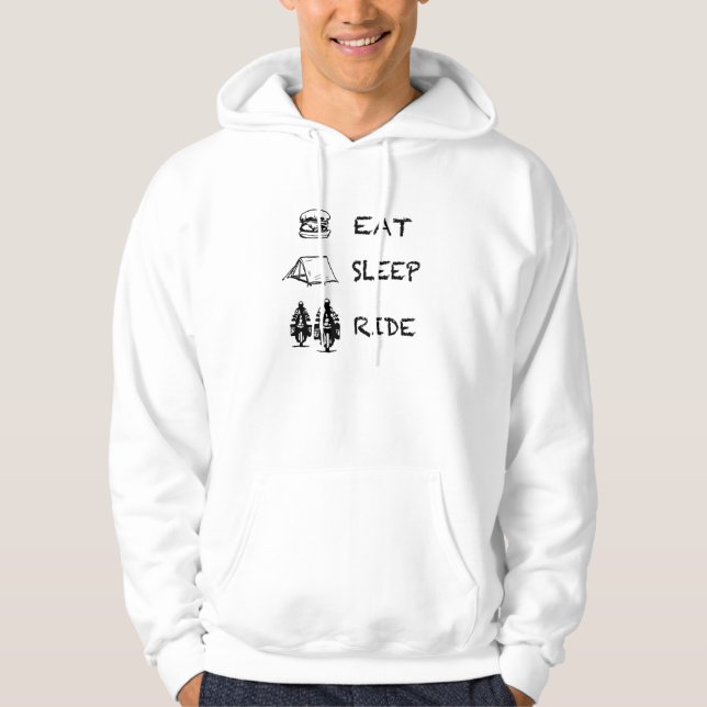 ESSEN Sie SCHLAF-FAHRT - Kapuzenpulli Hoodie (Vorderseite)